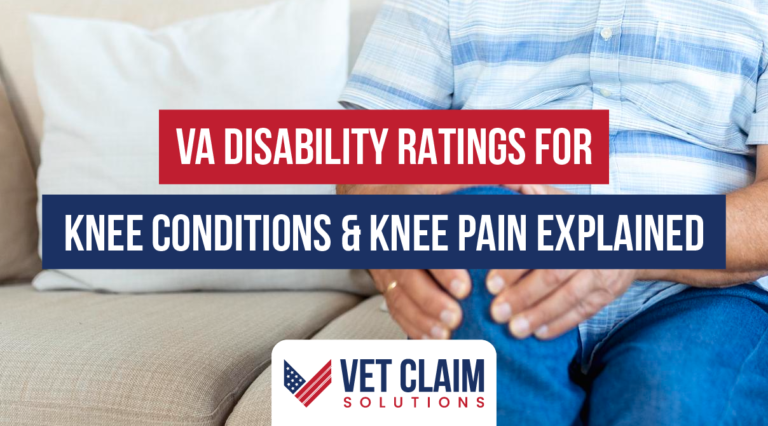 VA Disability Ratings for Knee conditions and knee pain explained - VET ...
