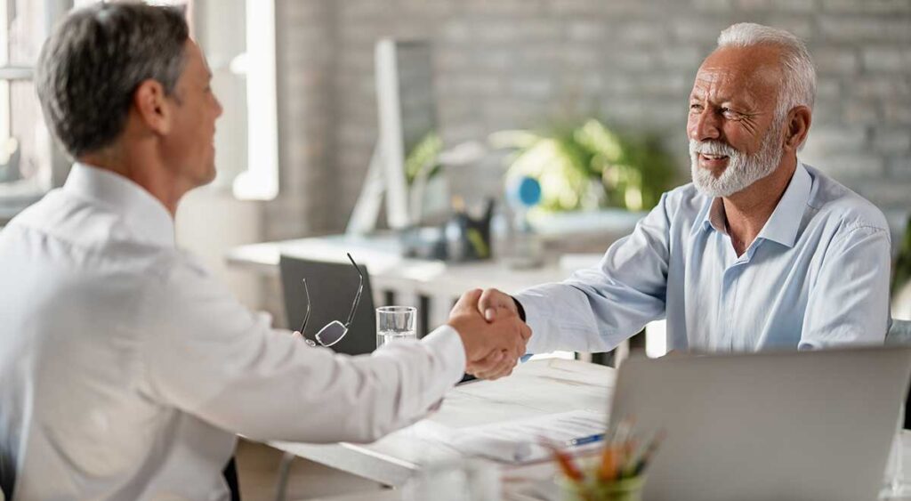 A handshake with VA support shows the trust and guidance veterans can count on. Vet Claim Solutions is here to help make the claims process easier.